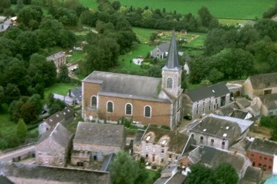 L'Eglise de Gesves et le centre du village